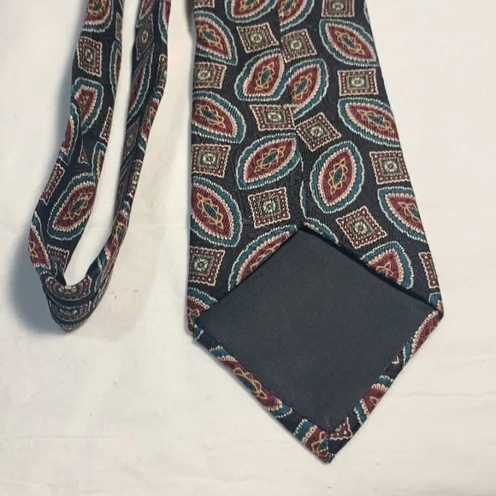3for$20 Cambridge classics tie black turquoise
